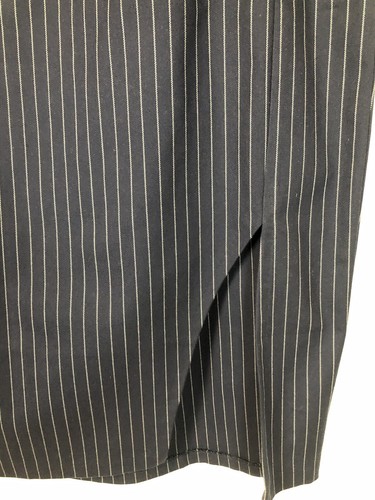 Lane Bryant Pinstripe Pencil Skirt Sz 24 Career Corpcore Office Side Slit NWT - Picture 10 of 21
