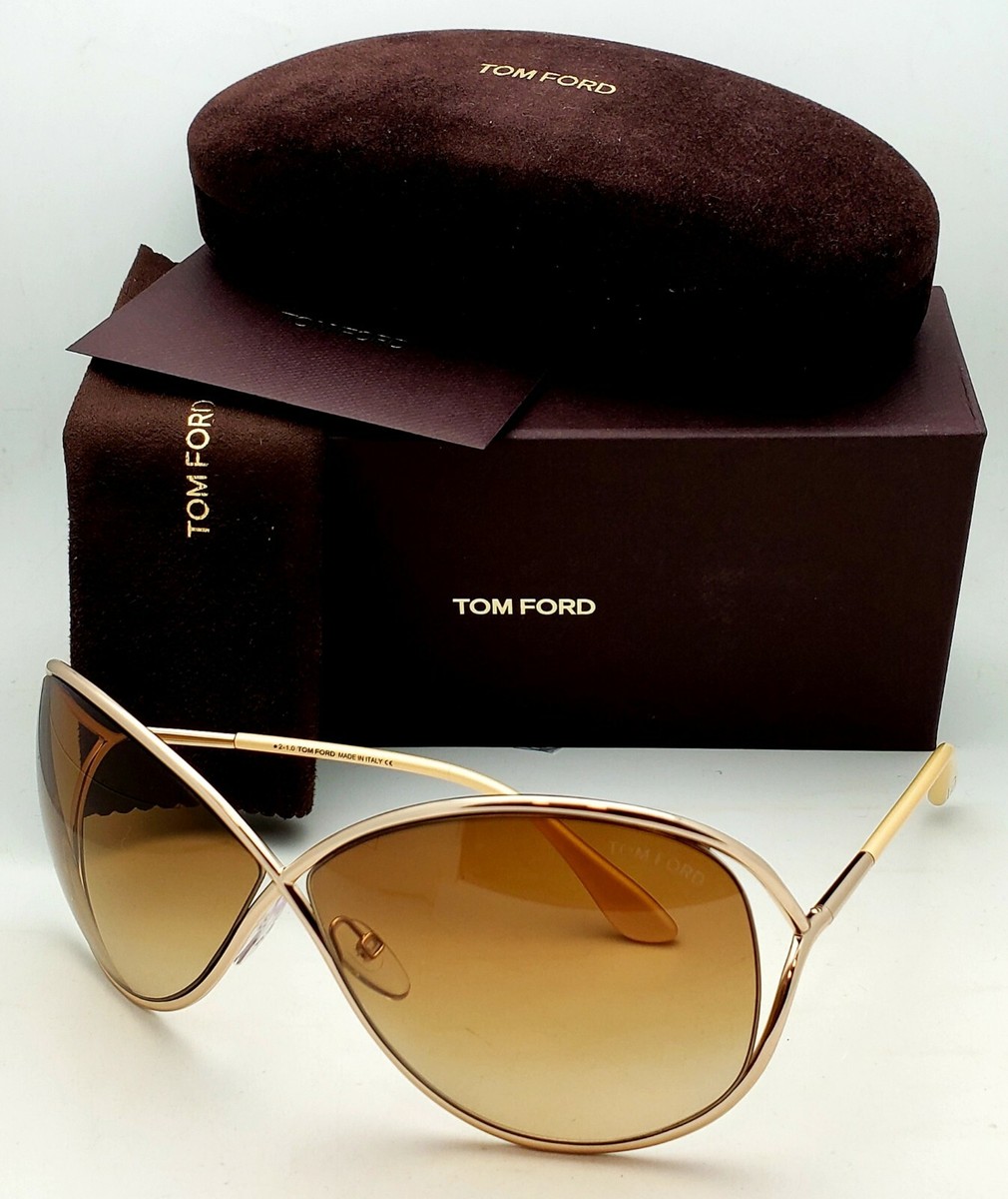 New TOM FORD Sunglasses MIRANDA TF 130 28F 68-10 Rose Gold New TOM FORD Sunglasses MIRANDA TF 130 28F 68-10 Rose Gold