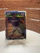 2024 Bowman Chrome - Prospects Shimmer Refractor #BCP-198 Angel Feliz (RC)