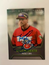 Kyle McGrath 2015 Signed Fort Wayne Tin Caps Team Card