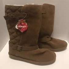SONOMA Goods for Life™ Brynn Women's Chestnut Suede Boots US Size 9