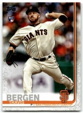 2019 TOPPS UPDATE TRAVIS BERGEN RC SAN FRANCISCO GIANTS #US40