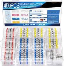 400Pcs Waterproof Solder Sleeve Seal Heat Shrink Wire Connectors Terminals kits