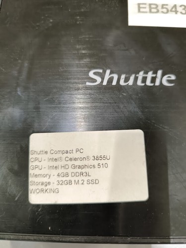 Shuttle Compact PC - Used, No Cables, Cosmetic Wear, Working - Bild 8 von 8