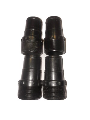 4 Pack 1-1/2 Threaded Swimming Pool Filter Hose Connector Adapter Fitting