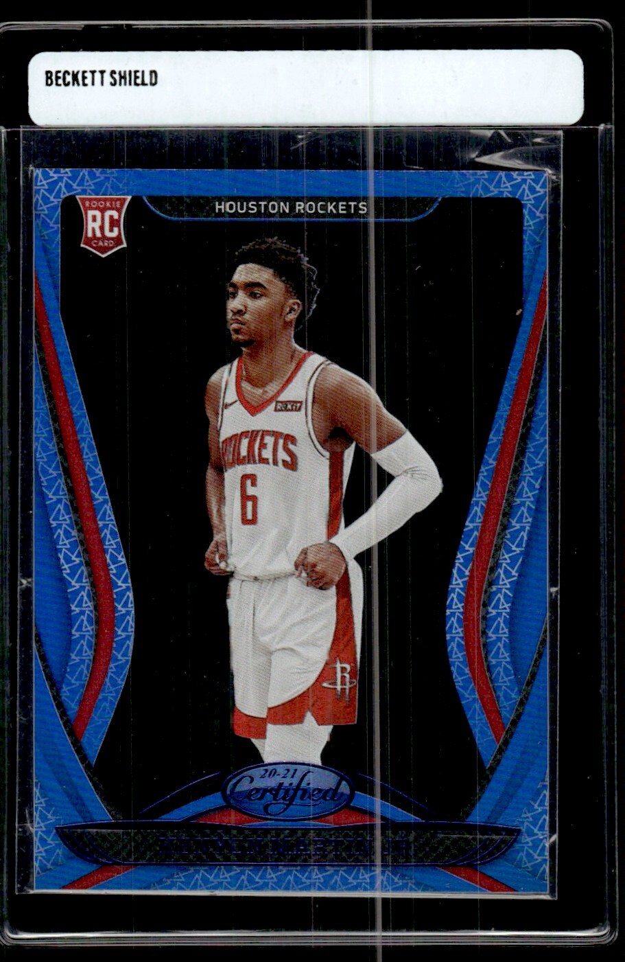 KENYON MARTIN JR. 2020-21 PANINI CERTIFIED MIRROR BLUE #154 RC