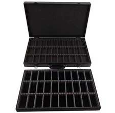 HO Slot Car Aluminum Carrying Case For AFX Auto World Tyco Aurora Fits 60 cars