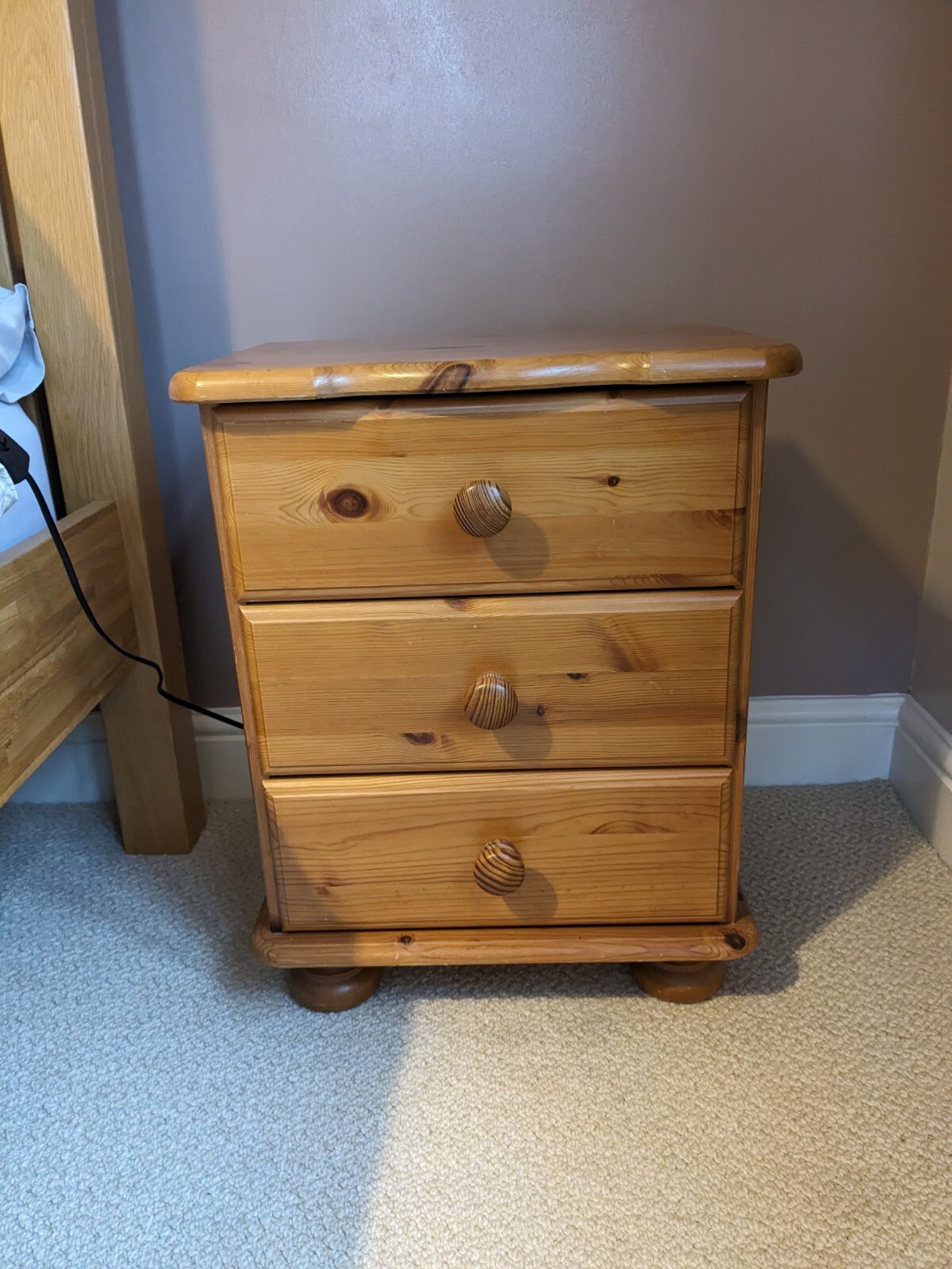 Pine bedroom furniture set used eBay