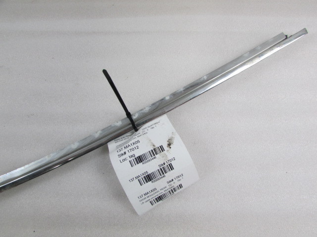 Maserati Quattroporte, LH, Left Rear Upper Door Trim, Chrome, Used, P/N 68473400