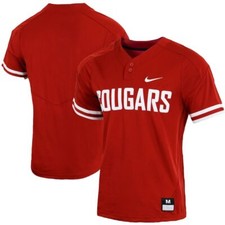 Washington State Cougars Nike Crimson Two-Button Official NCAA Baseball Jersey