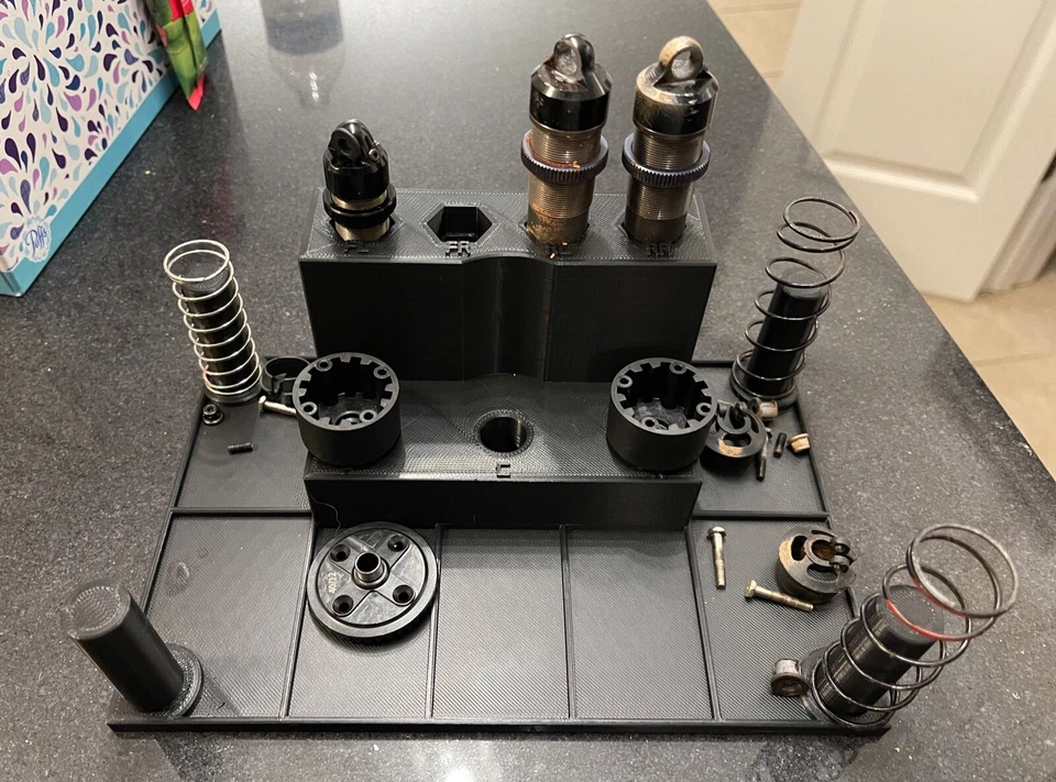 Shock Stand - Diff Maintenance Parts Tray Organizer Rebuild Station 1/8 1/10 RC - Image 3 of 4