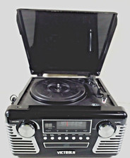 Victrola 50's Retro Bluetooth Record Player & Multimedia Center with Speakers