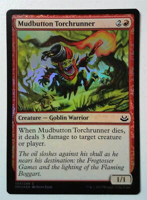 Mudbutton Torchrunner *FOIL Common* Magic MtG x1 Modern Masters 2017 SP