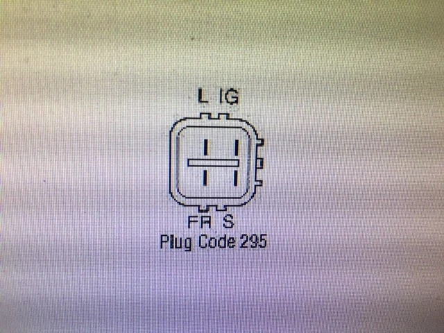 Toyota Sequoia 2007 2003 4 corredores 4,7 L Lexus GX470 2003-2004 V8 4,7 L alternador Foto 3 de 3