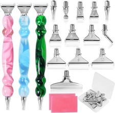 29pcs 5D Diamond Painting Pens Kit, 13 PCS Metal Screw Thread Tips for Diamon...