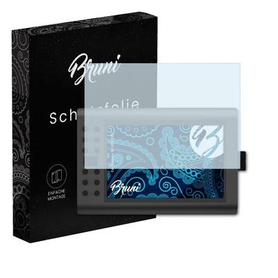 Bruni 2x Folie für Gaomon M106K PRO Schutzfolie Displayschutzfolie