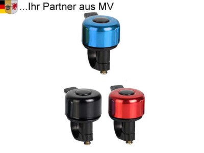 Fahrradklingel / Fahrradglocke für MTB E-Bikes Scooter - in 3 versch. Farben