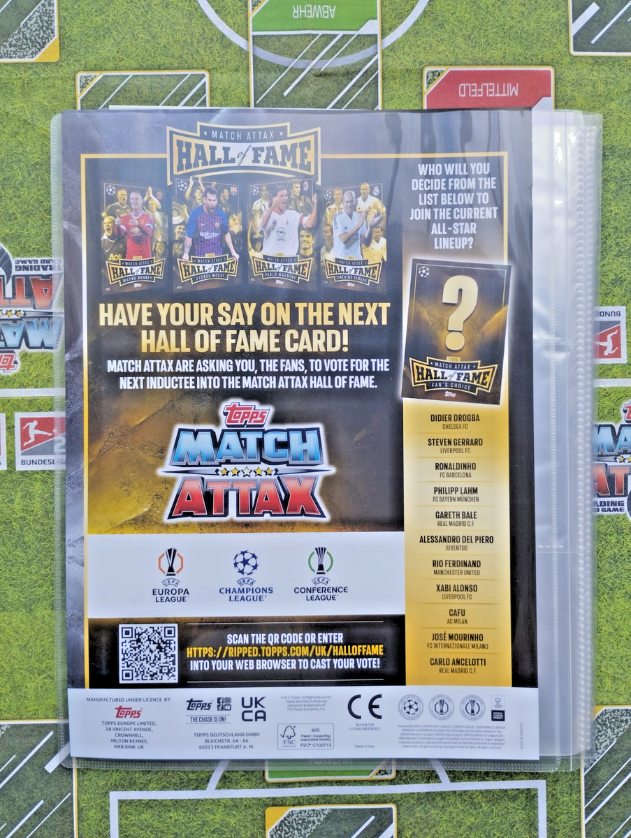 Football Card Collection Binder Topps Match Attax Bundesliga 2024/2025  Collection Binder  Holds 576 Cards  NEW & EMPTY Bundesliga 2024/2025 Album