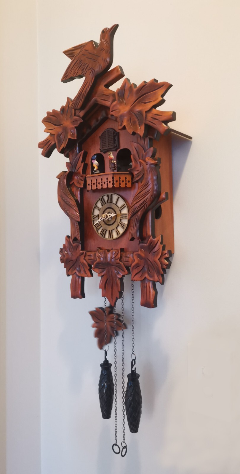 New Quality Wooden Musical Pendulum Cuckoo Clock Wall Clock 053 eBay