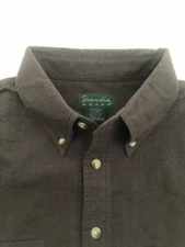 SCANDIA WOODS  NWOT Long-Sleeve Dark Gray Flannel Shirt   Size XL