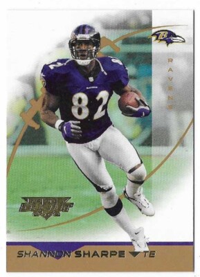 SHANNON SHARPE 2002 Topps Debut Football # 93 Baltimore Ravens HOF