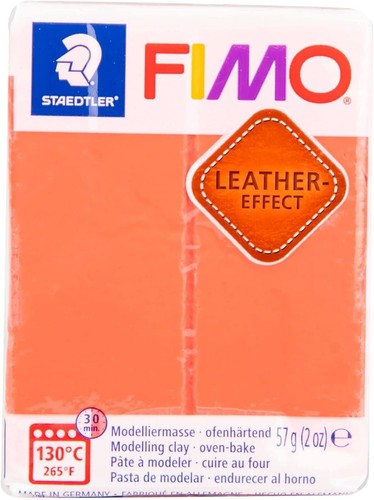 Argile polymère effet cuir Fimo 2 oz - pastèque - EF801-249