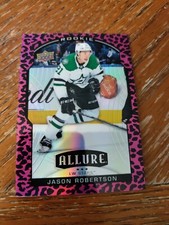 2020-21 upper deck allure hockey Jason Robertson Pink Leopard
