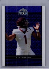 Kyron Drones 2024 Leaf Football 1/1 Pre Production Proof