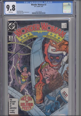 Wonder Woman V2 #2 CGC 9.8 1987 DC G. Perez Comic: New Frame | eBay