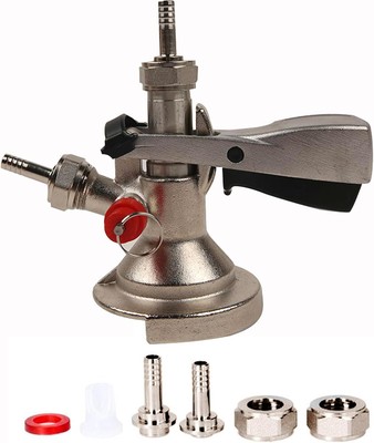 Keg Coupler, G5/8 Beer Barrel Coupler, A TypeBeer Keg Tap Distributor Coupler, 3