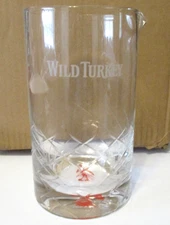 Wild Turkey Logo Glass Cocktail Mixer