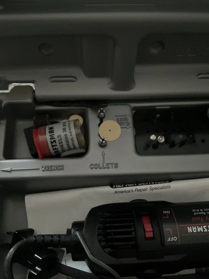 Sears Craftsman Variable Speed Rotary Tool Kit - Image 4 of 4