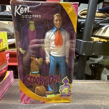 Barbie - Ken como Fred en Scooby-Doo! Muñeca Mattel 2002 #B3284