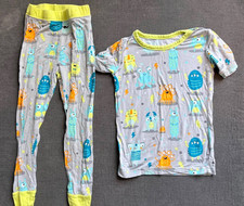 Little Sleepies Monster Pajamas 2T EUC