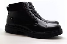 Mens Combat Rider Work Boots Biker Army Military Ankle Casual Formal UK Siz 6-13