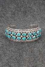 Turquoise & Sterling Silver Bracelet - Anthony Brown