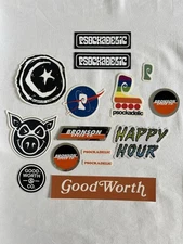 Skateboard Sticker Lot Foundation Pig Wheels Good Worth Bronson Happy Hour