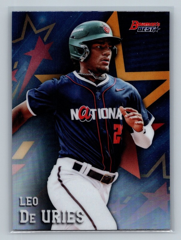 2025 Bowman's Best Leo De Vries All-Star Futures Game #FG-3 Athletics