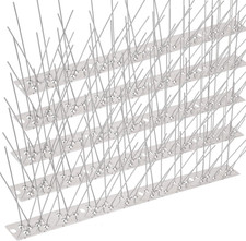Bird Spikes for Small Birds Pigeons 65 Feet Coverage 60 Pack Stainless Steel