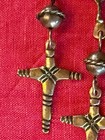 Vintage Mexican Sterling Yalalag Cross Necklace — photo 9