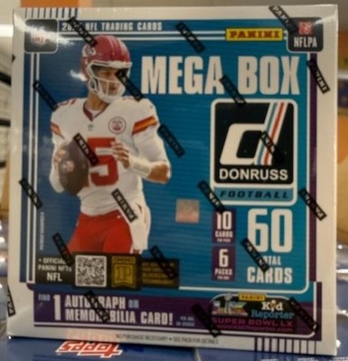 2025 Donruss NFL Football Mega Box FACTORY SEALED Possible Downtowns! 1 hit/box!