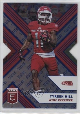 2018 Panini Elite Draft Picks Status Blue Die-Cut 11/25 Tyreek Hill #98 7xr