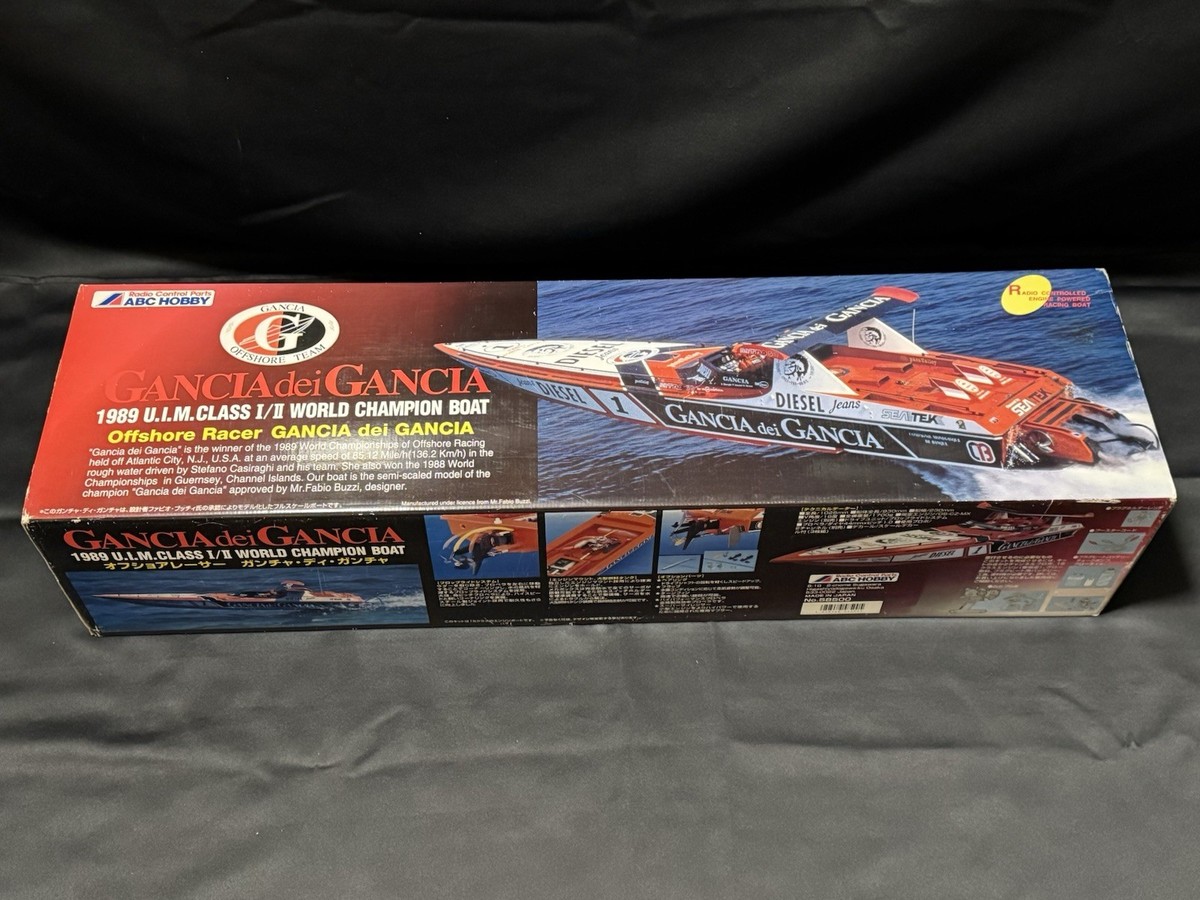 洋楽 CCG ABC Hobby RC Nitro Boat GANCIA dei GANCIA for OS CZ-MAX NIB Made