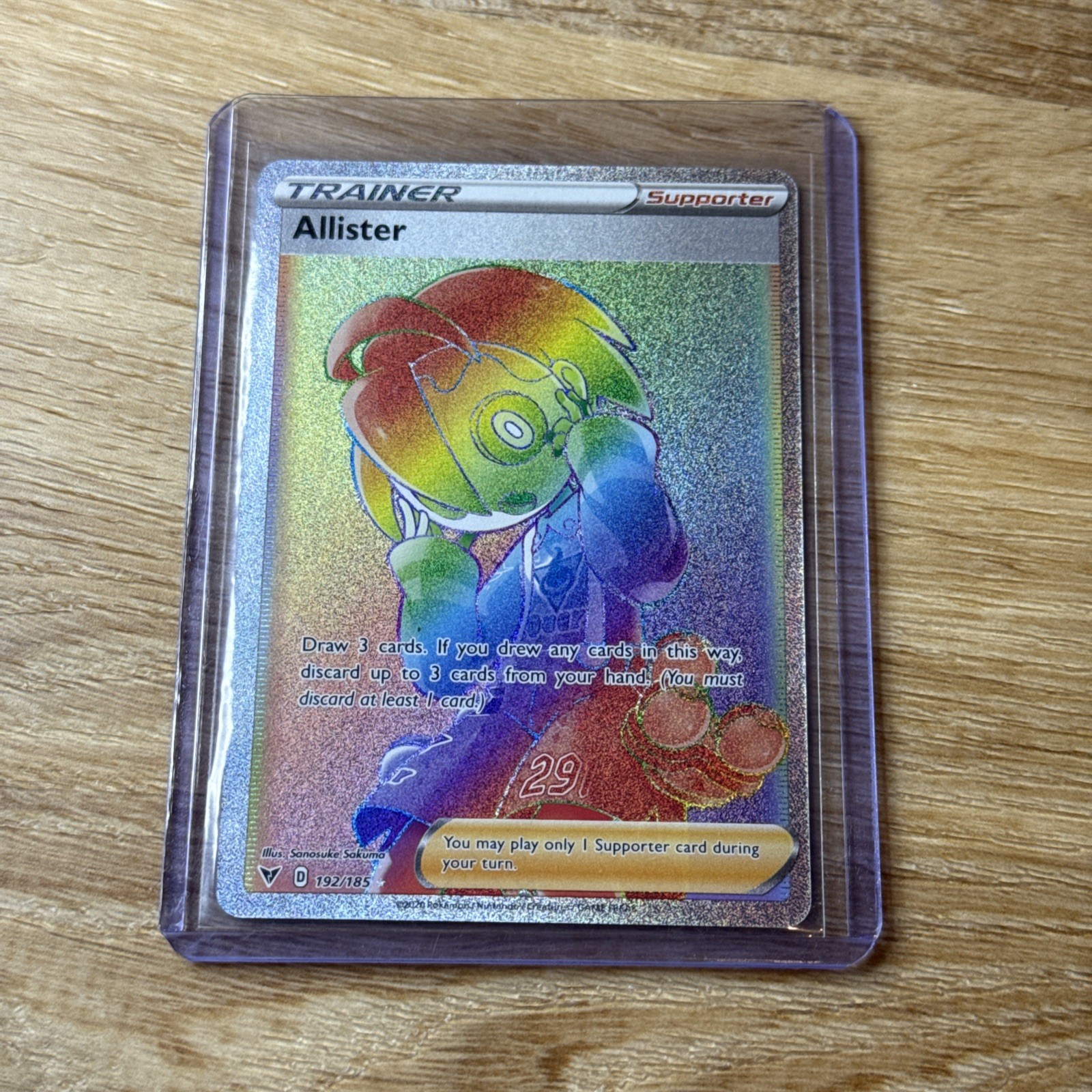 allister pokemon card rainbow Pokemon TCG main image 0