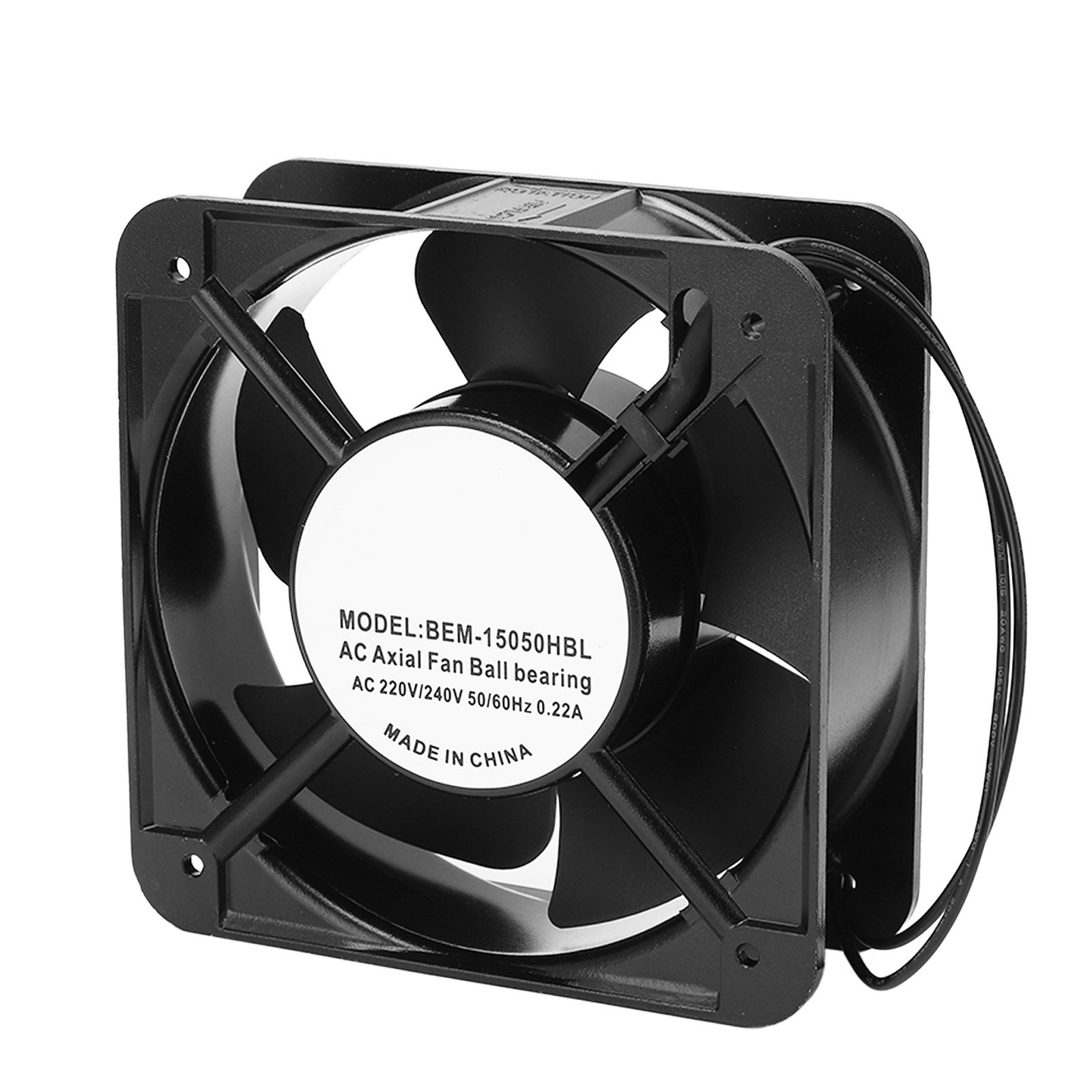AC Axial Fan Quiet Rust Resistant High Strength Non Deform Exhaust Fan For