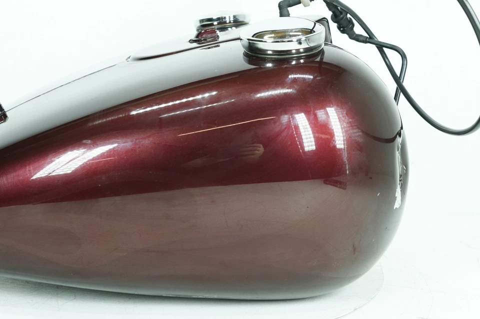 Harley Touring Road King 1999 fabricante de equipos originales carburador gasolina depósito de combustible abollado Foto 4 de 4