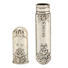 Estuche Agujas de Coser Vintage Metal Bordado Aguja Soporte F. Aguja de Coser a Mano