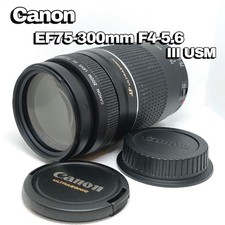 Canon EF 75-300mm F4-5.6 III USM Telephoto Zoom Lens for Canon Cameras