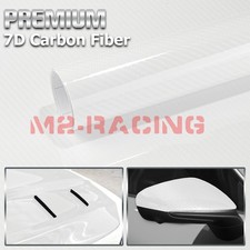 7d Premium High Gloss Carbon Fiber Car Vinyl Wrap Air Release Decal Sheet Film