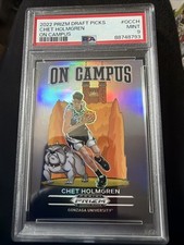 CHET HOLMGREN PSA 9 2022 PANINI PRIZM DRAFT PICKS DP ON CAMPUS SP